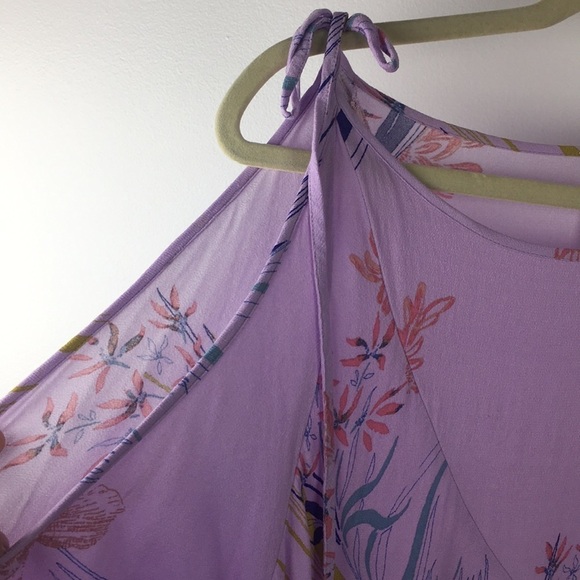 Free People Clear Skies Floral Tunic Top Boho S - Picture 4 of 7